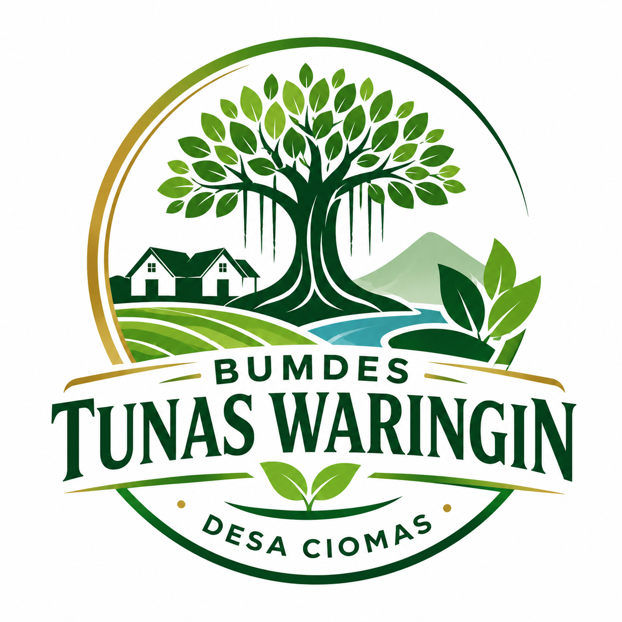 Logo BUMDesa Tunas Waringin Ciomas